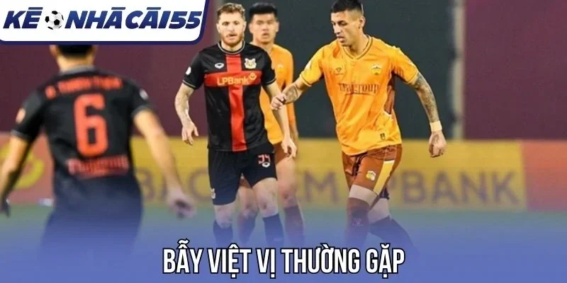 Bẫy việt vị thường gặp