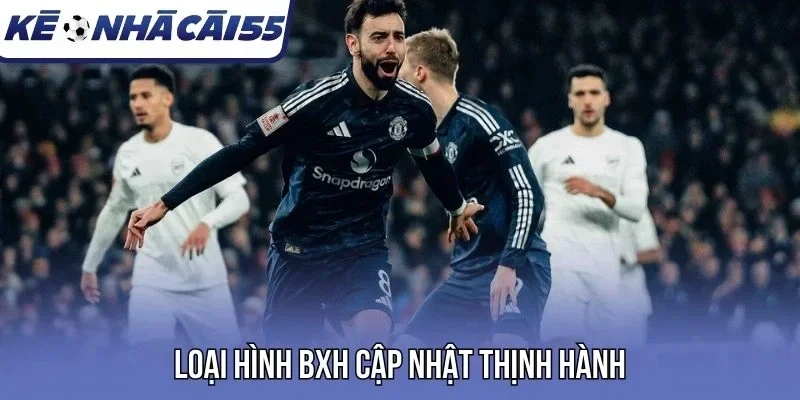 Loại hình BXH cập nhật thịnh hành
