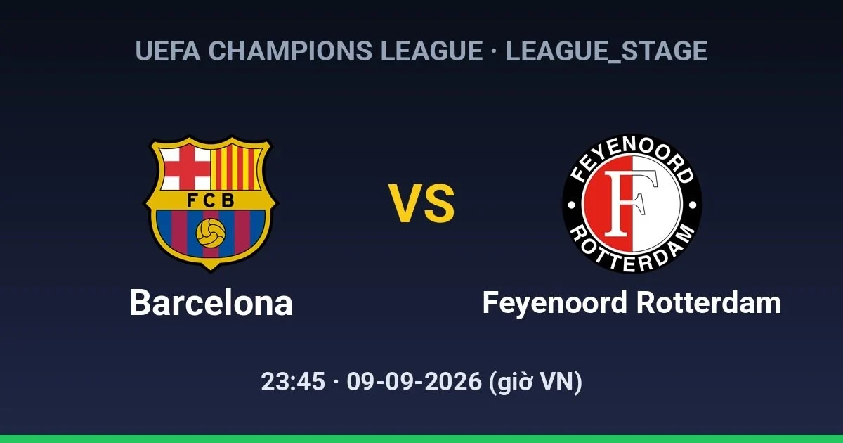 FC Barcelona vs Feyenoord Rotterdam